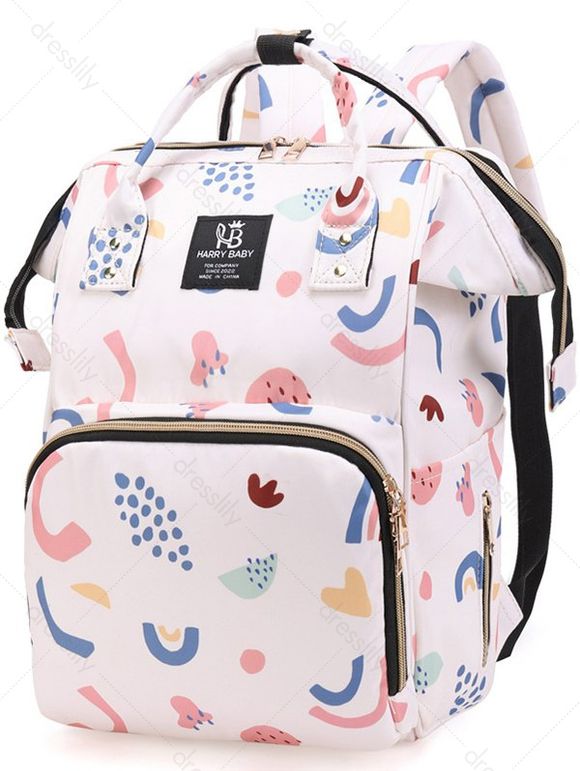 Sac à Dos de Voyage Imperméable à Imprimé Partout pour Extérieur - multicolor B 