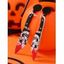 Boucles D'Oreilles Pendantes en Forme de Crâne et Sang pour Halloween - multicolor 