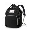Sac à Dos D'Allaitement Imperméable à Large Capacité pour Bébé - Noir 