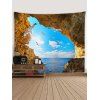 Tapisserie Murale à Imprimé Paysage Marin Décor Maison - multicolor B 150*130CM