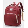Sac de Voyage Portable avec 3 Changements de Couleurs avec Lit Pour Bébé - Rouge 