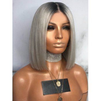 

Straight Middle Part Capless Synthetic Wig, Multicolor a