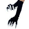 Gants D'Halloween Cosplay Longues - Noir 1 PAIR