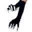 Gants D'Halloween Cosplay Longues - Noir 1 PAIR