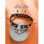 Halloween Spider Shape Pendant Drop Earrings and Grunge Punk Choker Necklace Set - Argent 