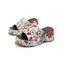 Floral Print Wedge Heel Slip On Casual Sandals - multicolor A EU 42