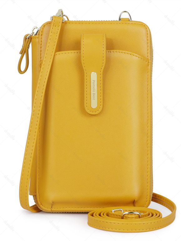 Pomelo Best Mini Sac à Bandoulière Simple Multifonctions pour Téléphone Portable - Jaune Canard Caoutchouc REGULAR