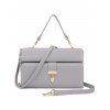 Pomelo Best Sac à Bandoulière Simple avec Poignée en Haut Multifonctionnel - Gris Clair REGULAR