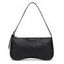 Pomelo Best Sac à Baguette sous Bras Simple Zippé Motif de Nid D'Abeille - Noir REGULAR