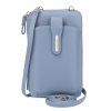 Pomelo Best Mini Sac à Bandoulière Simple Multifonctions pour Téléphone Portable - Bleu Pastel REGULAR