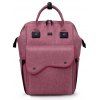 Pomelo Best Sac à Dos Minimaliste Contrasté Zippé avec Grande Capacité - Rose clair REGULAR