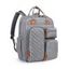Pomelo Best Sac à Langer Dos Multifonctionnel Tressé avec Grande Capacité - Gris Clair REGULAR