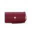 Pomelo Best Pochette à Rabat Multifonction avec Surpiqûres Décor Camellia - Rouge Vineux REGULAR