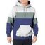 Sweat à Capuche Décontracté en Blocs de Couleurs avec Poche Kangourou à Cordon - multicolor C 3XL