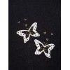 Butterfly Pattern Elastic Skinny Pantyhose - BLACK ONE SIZE