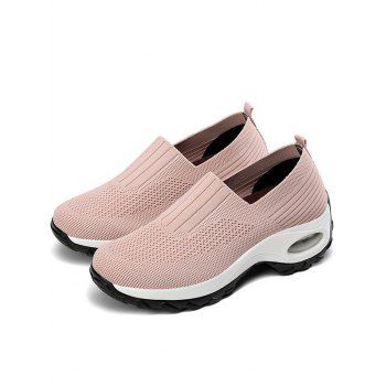 

Breathable Slip On Casual Sport Shoes, Light pink