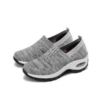 

Breathable Slip On Casual Sport Shoes, Gray