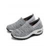 Breathable Slip On Casual Sport Shoes - Gris EU 35