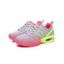 Ombre Lace Up Breathable Casual Running Sport Shoes - multicolor B EU 35