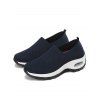 Breathable Slip On Casual Sport Shoes - Bleu profond EU 36