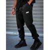Pantalon de Jogging à Imprimé Lettre - Noir L