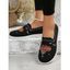 Halloween Pumpkin Bat Pattern Slip On Canvas Shoes - Noir EU 43