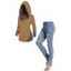 Jean à Capuche Long Zippé Géométrique Panneau Rayé - multicolor S | US 4