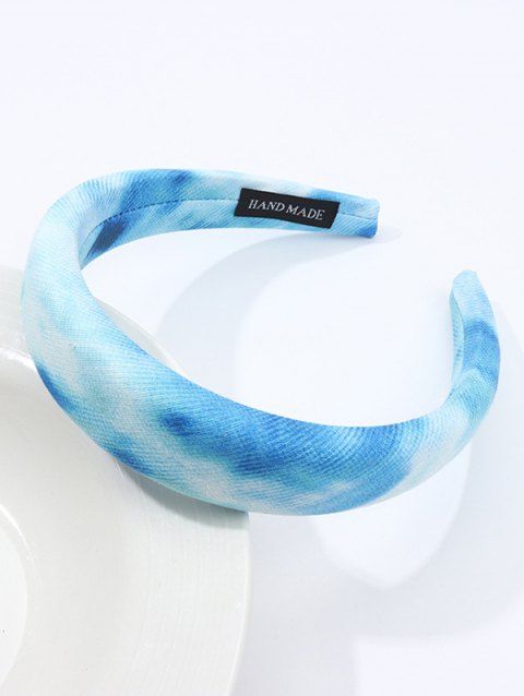 Tie Dye Print Padded Thick Headband Hair Accessory