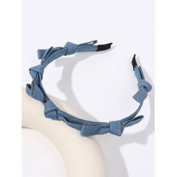 

Denim Knot Headband Hair Accessory, Light blue