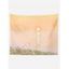 Tapisserie Murale à Imprimé Peinture Paysage à L'Aquarelle Décor Maison - orange clair 