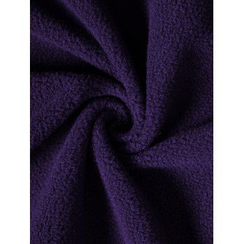 Costume Bat Fleece Hooded Jacket Zip Up Solid Color Top With Hood 