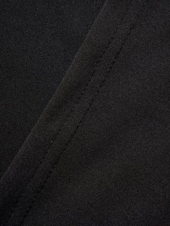 Robe à Capuche Décontractée Haute Basse Ceinturée à Carreaux à Manches Longues - Rouge foncé XXL | US 14