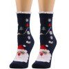 1 Paire de Socquettes en Coton Motif Noël - Noir 1 PAIR