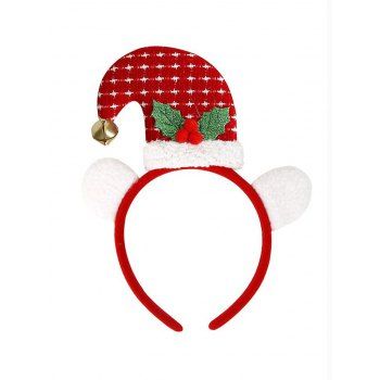 

Faux Fur Insert Santa Hat Christmas Headband, Multicolor b