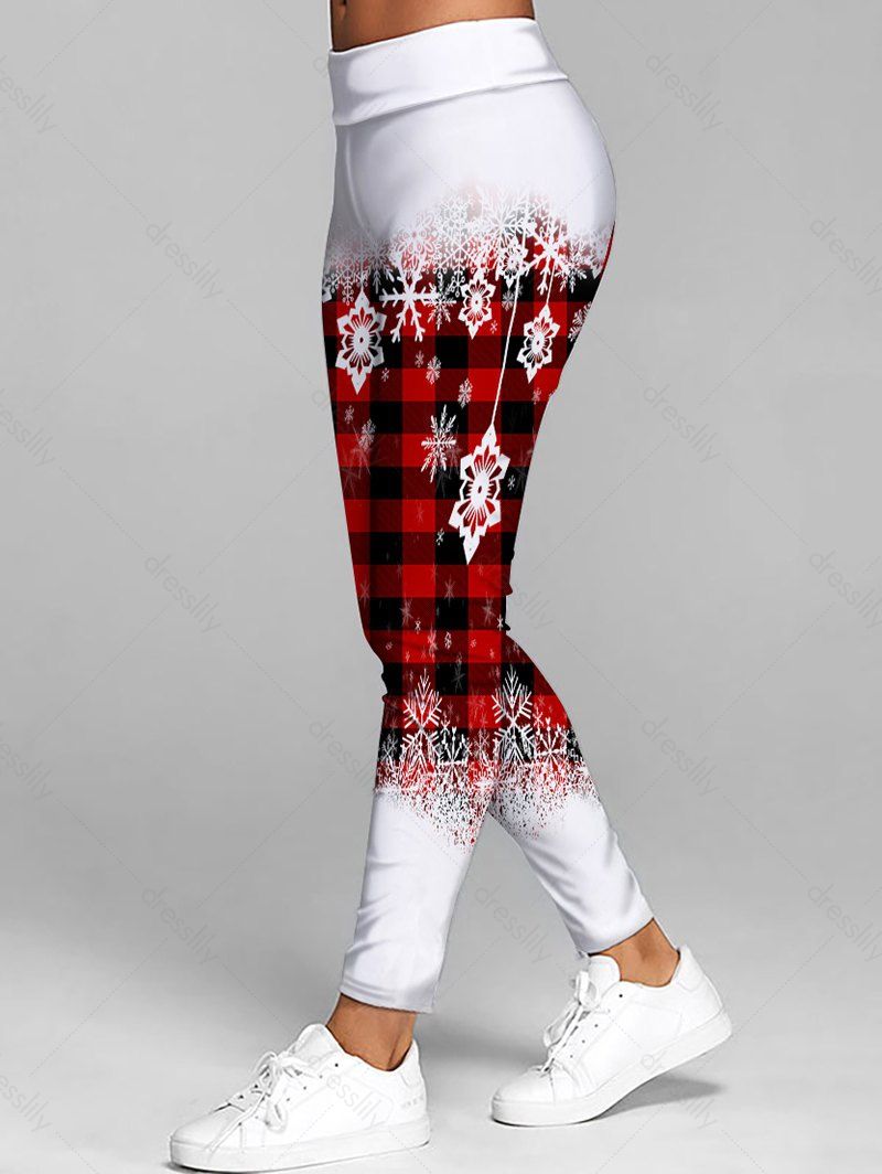 Legging hotsell carreaux rouge