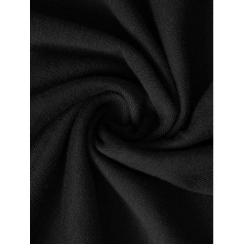 Cinched Ruched Surplice Plunge Belted Midi Dress Solid Color High Waist Long Sleeve Dress 