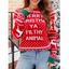 Pull Graphique Slogan Flocon de Neige en Blocs de Couleurs à Col Rond - Rouge XXL | US 12