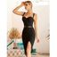 Robe de Soirée Moulante Mi-longue à Taille Haute - Noir L | US 8