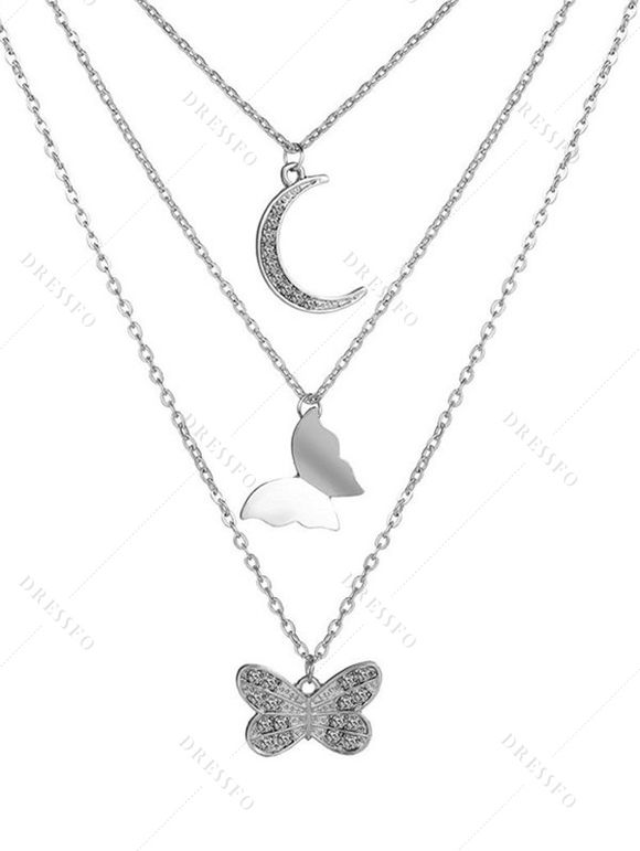 Mini-Robe à Capuche avec Lacets et à Imprimé Etoiles et Papillons de Noël - Rouge M | US 6