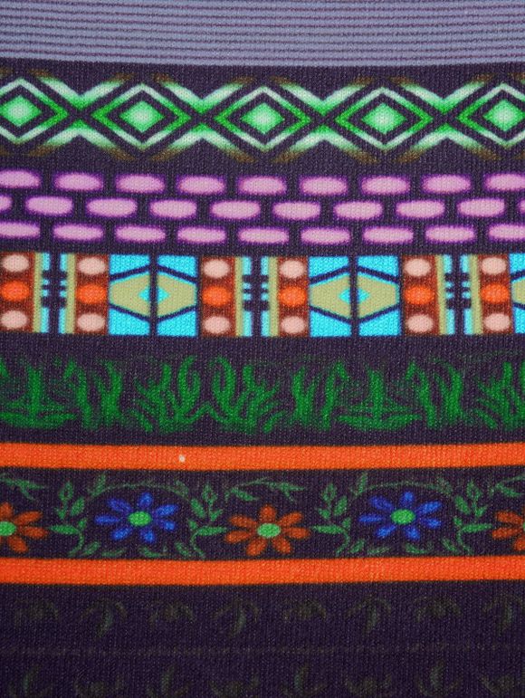 Robe Mi-Longue Ethnique Ceinturée en Dentelle Insérée à Taille Haute - Vert profond XXL | US 14