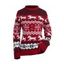 Pull Imprimé Renne de Noël et Flocon de Neige - Rouge XL | US 12