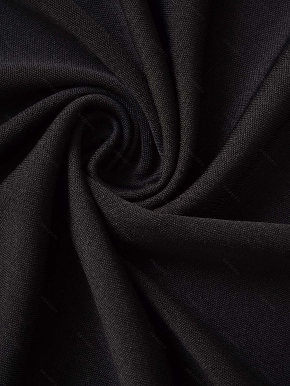 Mini Robe Gothique Manches Evasées à Lacets à Œillet - Noir S | US 4