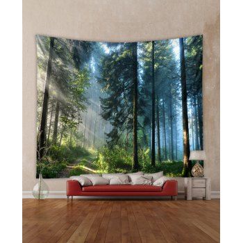 

Sunlight And Forest Print Wall Tapestry Home Decor Hanging Wall Tapestry, Multicolor b