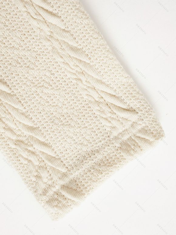 Mini Robe à Bretelle Bouclée Rayé Faux Deux Pièces - café lumière L | US 8-10