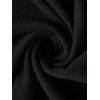 Mini Robe Ligne A Gothique à Capuche Panneau en Dentelle Transparente avec Rivets - Noir L | US 8-10