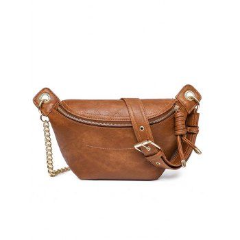 

Women's Fashion PU Leather Crossbody Bags Shoulder Chest Bag Shopping Travel Pouch, Coffee