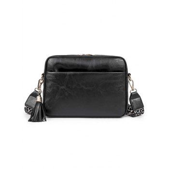 

Women's Casual PU Leather Crossbody Bags Strap Shoulder Bags, Black