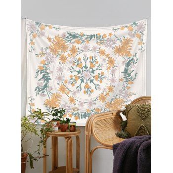 

Bohemian Home Decor Flower Print Wall Hanging Wall Tapestry, Multicolor c