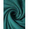 Robe Mouchoir Nouée en Avant à Bretelle en Couleur Unie à Cordon - Vert XXL | US 14