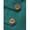 Robe Mouchoir Nouée en Avant à Bretelle en Couleur Unie à Cordon - Vert XXL | US 14
